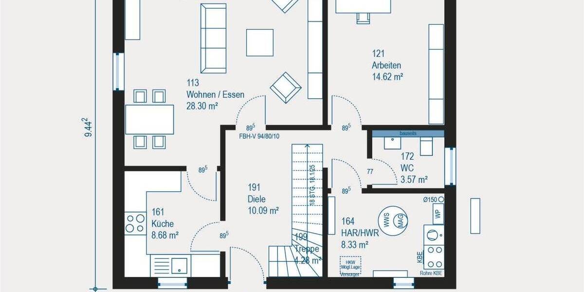 Einfamilienhaus Leipzig Liebertwolkwitz - 5 Zimmer, 142 m&sup2;, 455.000&euro; | Angebot:26595908