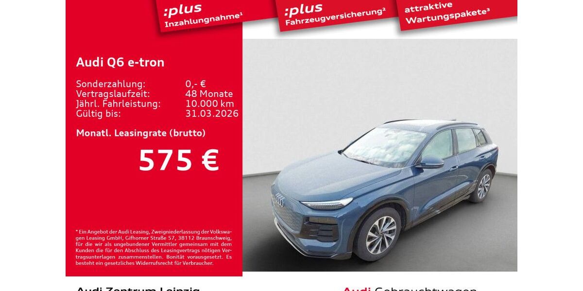 Audi Q6 e-tron 24.569 km 60.380 &euro; Leipzig 04129