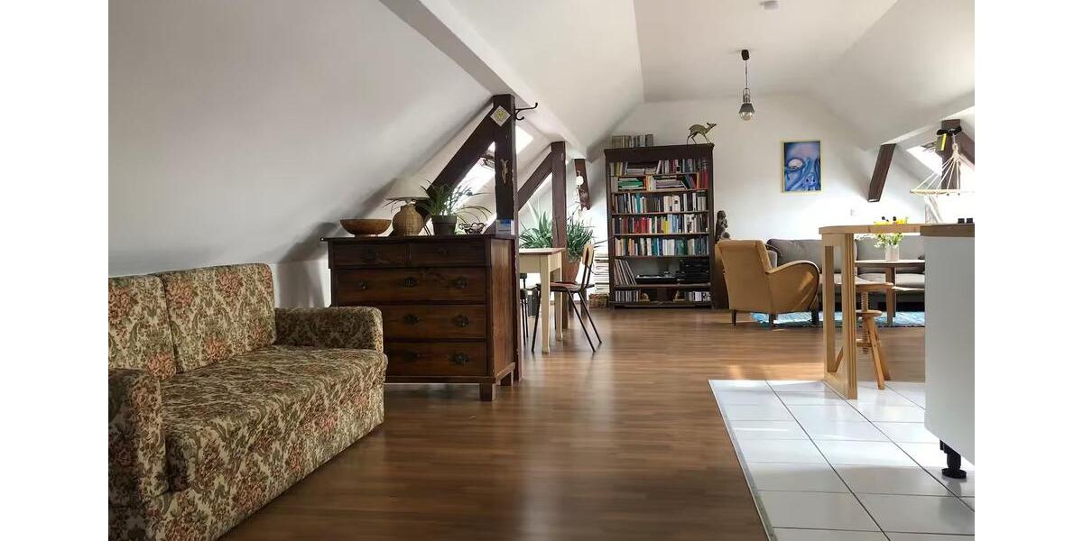 Dachgeschoßwohnung Leipzig Ost - 2 Zimmer, 80 m&sup2;, 60&euro; | Angebot:26414781