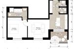 Erdgeschoßwohnung Leipzig Mitte - 2 Zimmer, 69 m&sup2;, 1.135&euro; | Angebot:26384057