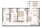 Etagenwohnung Zwenkau - 3 Zimmer, 69 m&sup2;, 295.000&euro; | Angebot:26306133