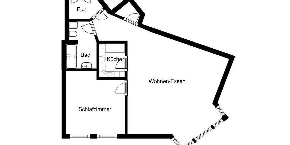 ZENTRUM-NORD + 2 RAUM WOHNUNG MIT GRÜNDERZEITFLAIR - Etagenwohnung Leipzig Zentrum-Nord | Angebot:26442122
