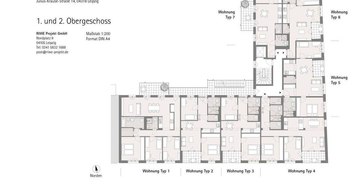 Etagenwohnung Leipzig Sellerhausen-Stünz - 2 Zimmer, 54 m&sup2;, 285.000&euro; | Angebot:26887629