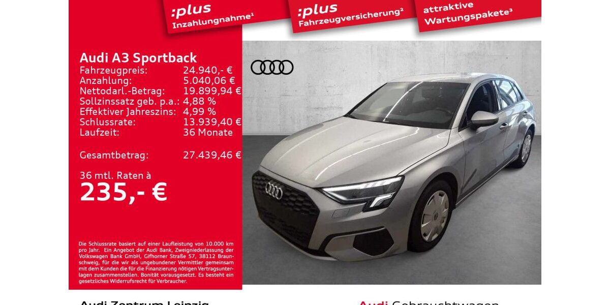 Audi A3 30.159 km 24.940 &euro; Leipzig 04129