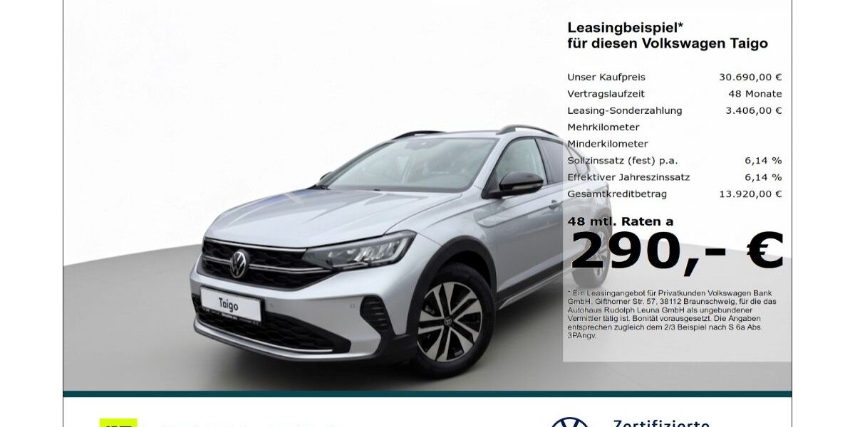 VW Taigo 1.500 km 25.760 &euro; Leuna 06237
