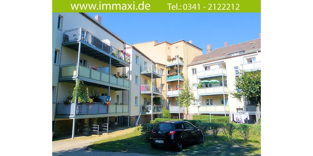 WAHREN + 3 RAUM WOHNUNG + BALKON + GÄSTE WC FREI AM MÄRZ 2026 - Etagenwohnung Leipzig Nordwest | Angebot:24782792