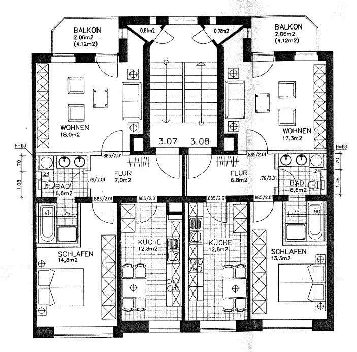Charmante 2-Raumwohnung in denkmalgeschütztem Mehrfamilienhaus in Stötteritz 2 zimmer