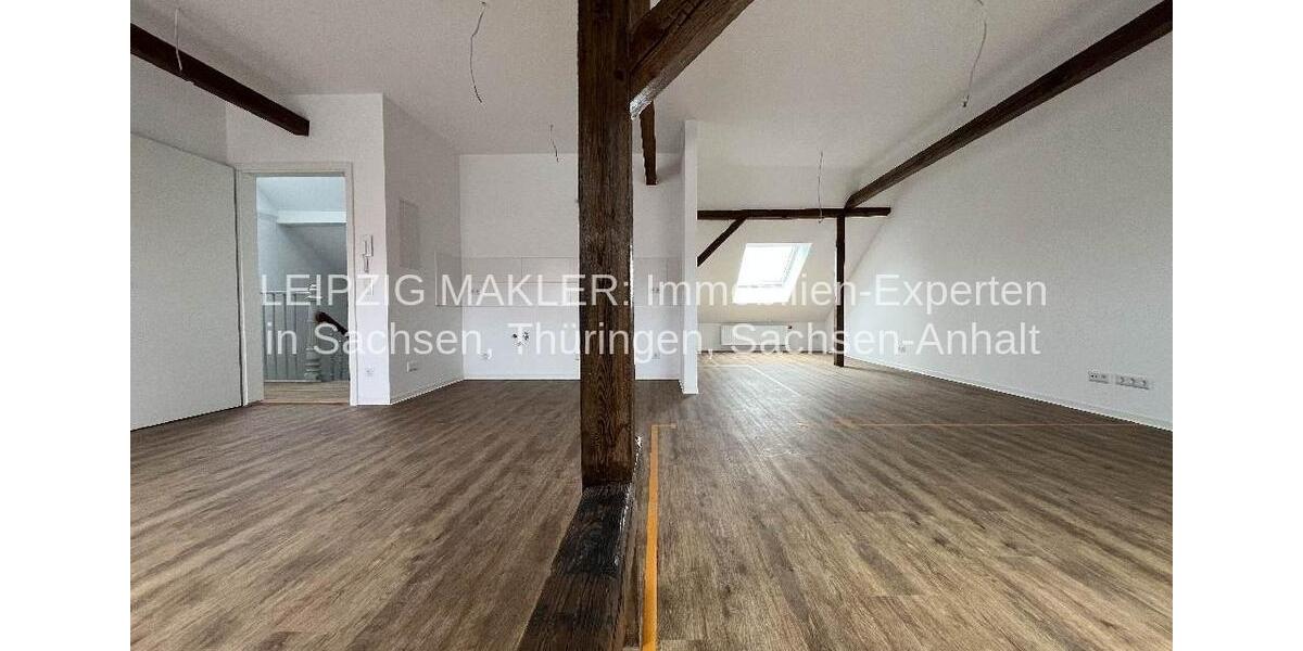 Dachgeschoßwohnung Leipzig Nordost - 3 Zimmer, 64 m&sup2;, 645&euro; | Angebot:26095321