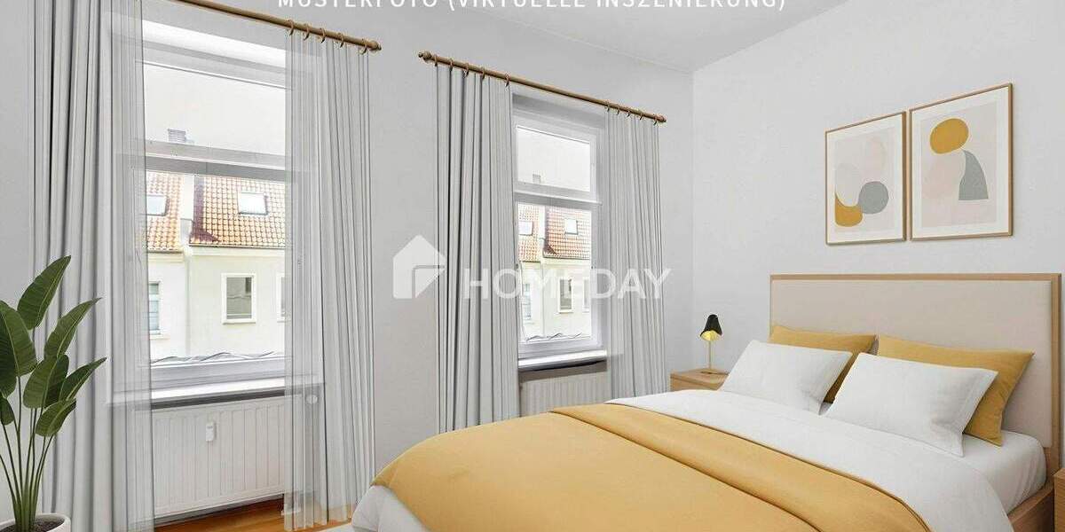 Etagenwohnung Leipzig Gohlis-Süd - 2 Zimmer, 47 m&sup2;, 105.000&euro; | Angebot:25699750