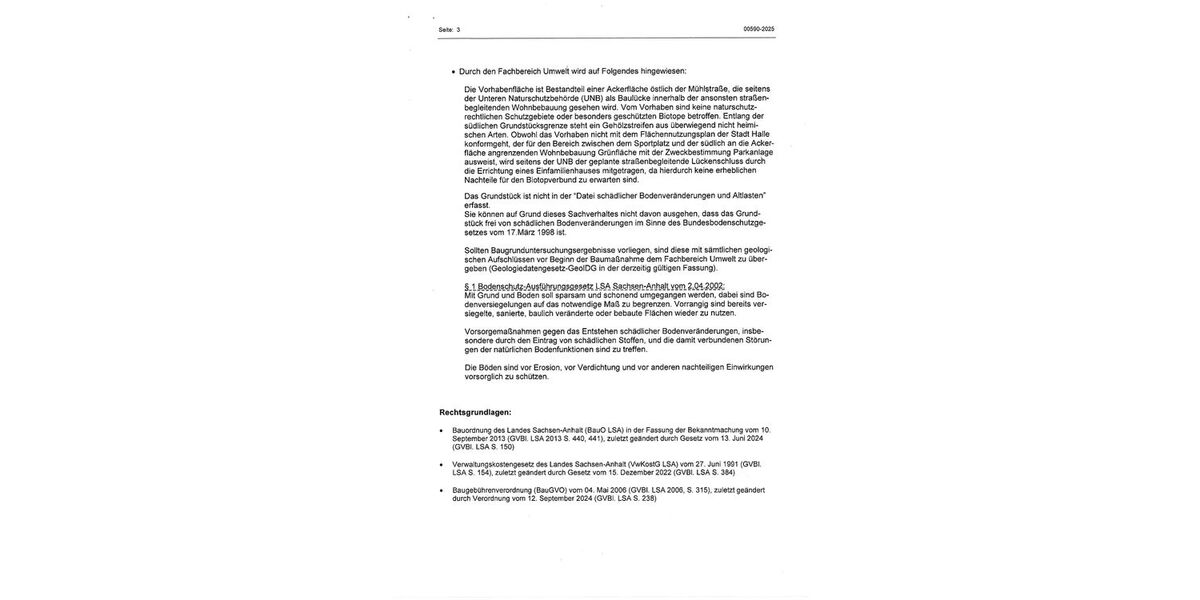 Landwirtschaftsfläche, teilw. bebaubar für Wohnen zimmer