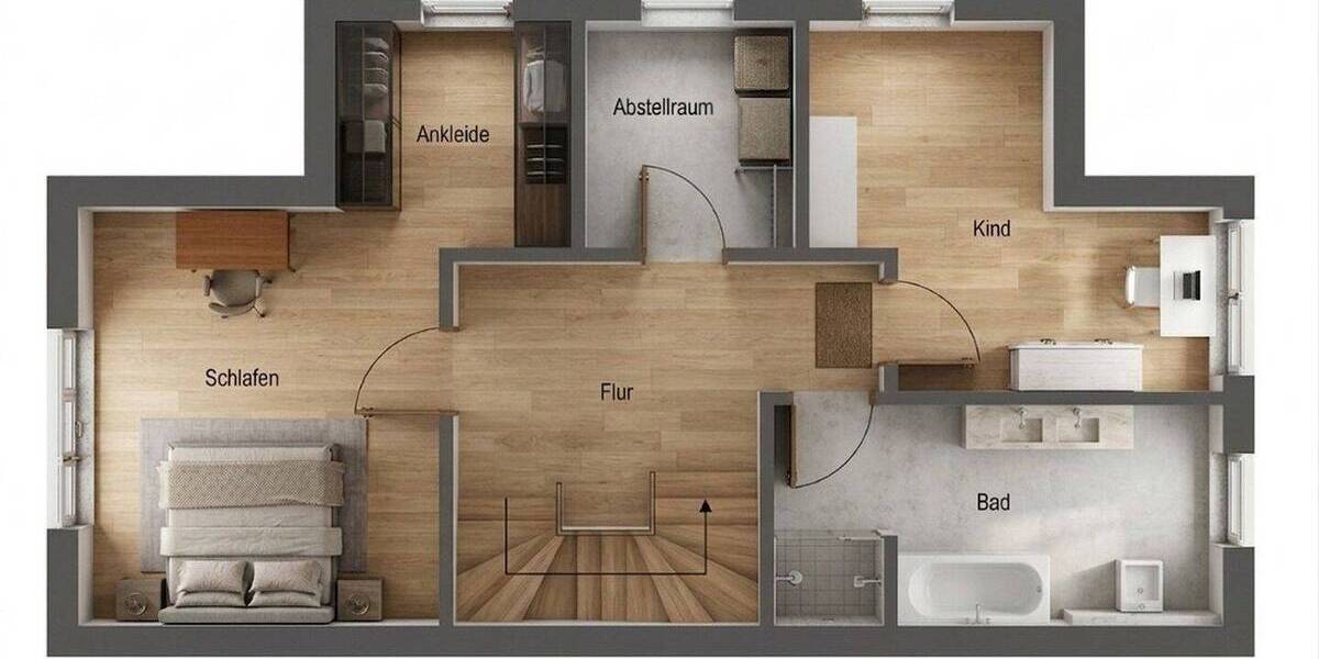 Reihenendhaus Jesewitz Gallen - 4 Zimmer, 135 m&sup2;, 1.595&euro; | Angebot:26016193