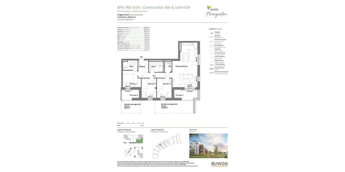 Etagenwohnung Naunhof - 4 Zimmer, 98 m&sup2;, 480.000&euro; | Angebot:25753804