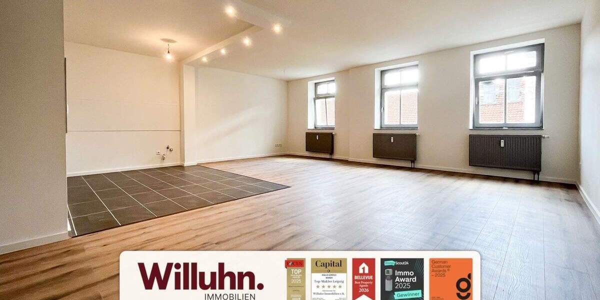 Etagenwohnung Leipzig Plagwitz - 2 Zimmer, 60 m&sup2;, 245.000&euro; | Angebot:25673746