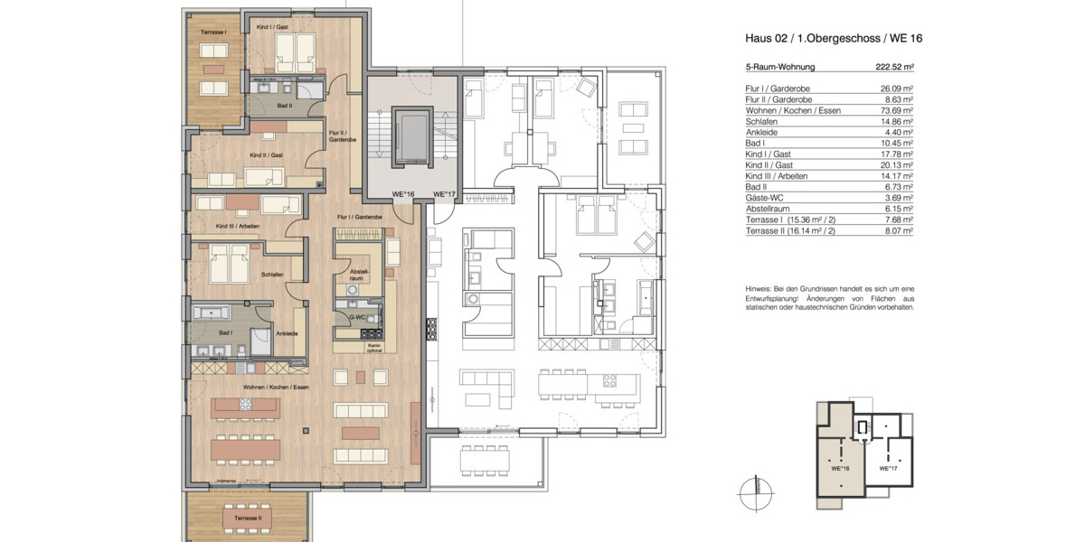 NEUBAU NÄHE RBL STADION mit 5-Zimmern 70m² WOHNEN 2 x TERRASSEN BLICK in den AUENWALD KAMIN 2 x TG-SP 5 zimmer