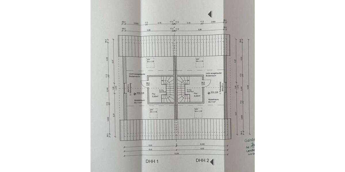 Baugrundstück mit Baugenehmigung für 6 Doppelhaushälften zimmer