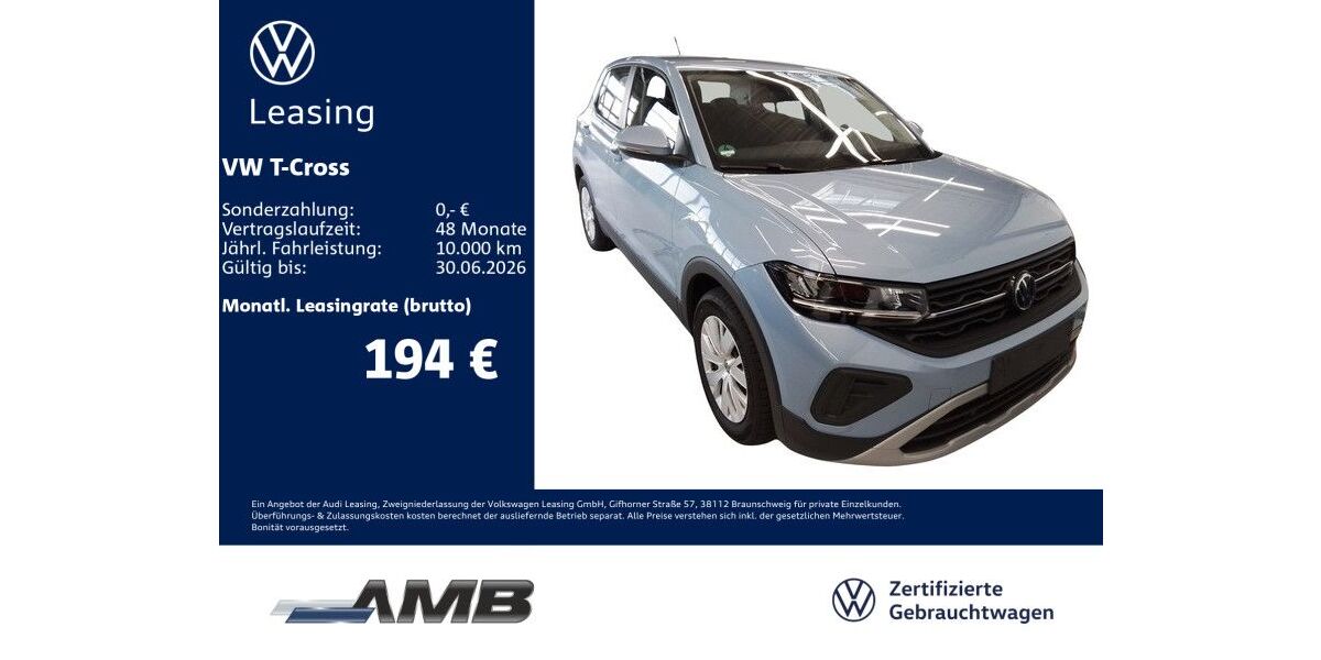 VW T-Cross 4.720 km 18.470 &euro; Borna 04552