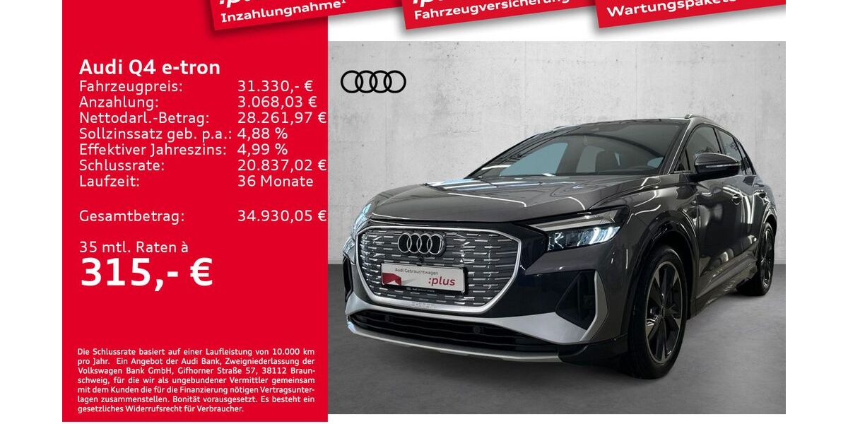 Audi Q4 e-tron 58.703 km 31.330 &euro; Leipzig 04129