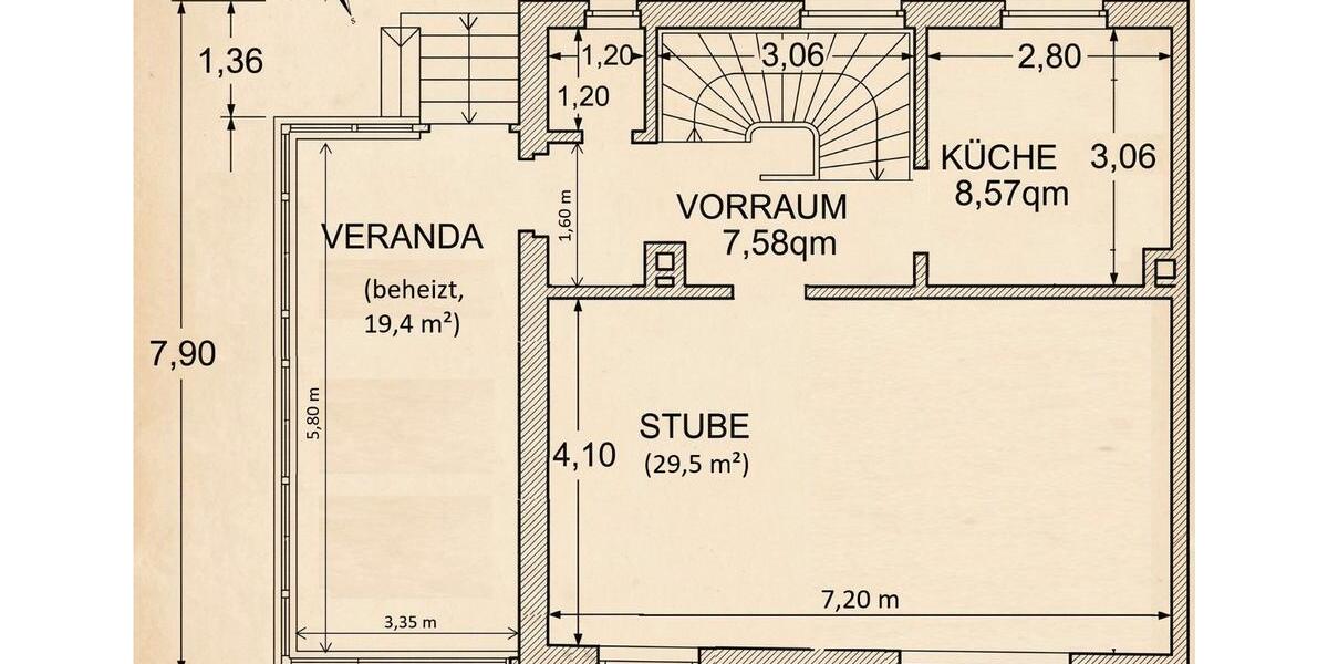 Reihenhaus Leipzig Nordwest - 4.5 Zimmer, 130 m&sup2;, 1.700&euro; | Angebot:26393158