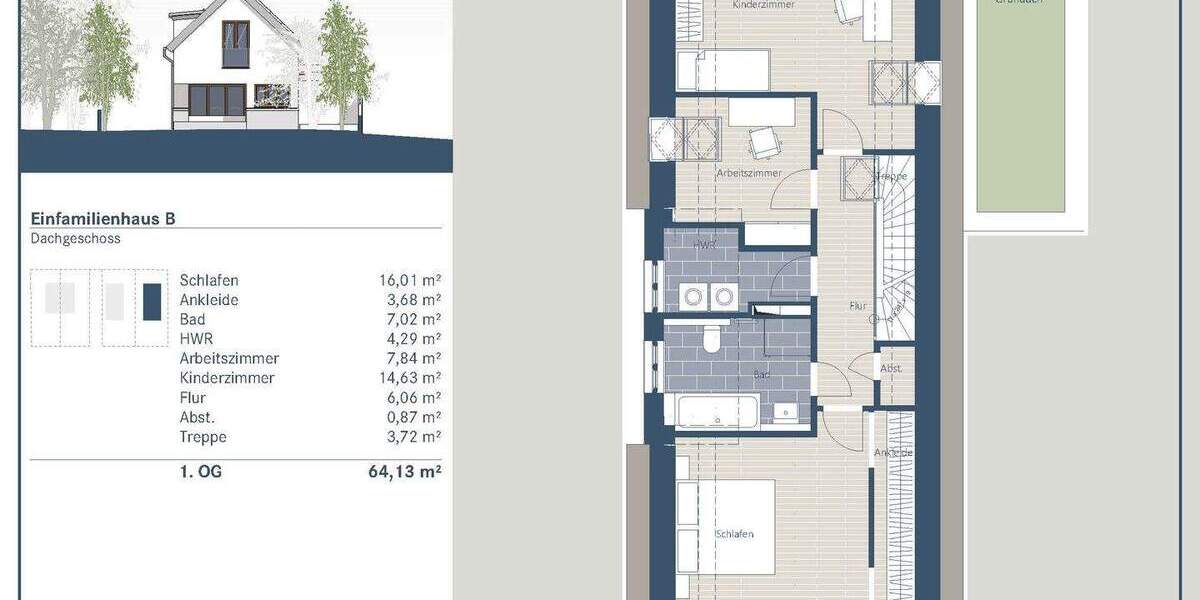 Einfamilienhaus Leipzig Lützschena-Stahmeln - 4 Zimmer, 135 m&sup2;, 679.000&euro; | Angebot:25998776