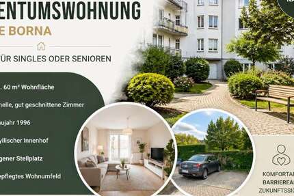Wohnung Borna - 2 Zimmer, 60 m&sup2;, 84.900&euro; | Angebot:27200382