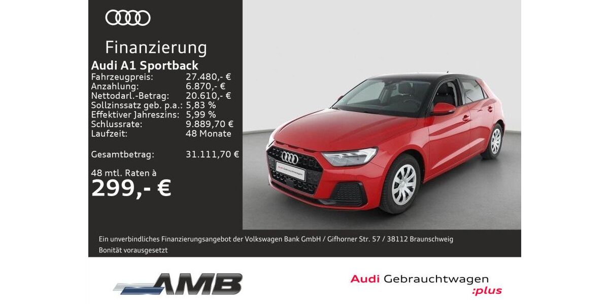 Audi A1 7.390 km 27.480 &euro; Borna 04552