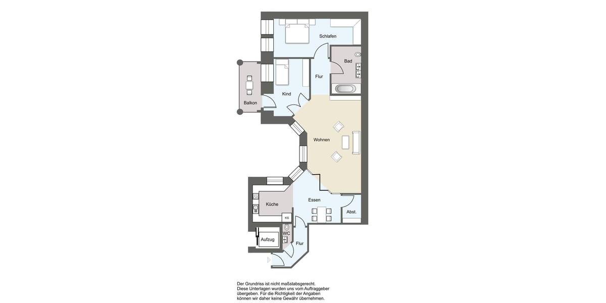 Etagenwohnung Leipzig Zentrum-Nordwest - 3 Zimmer, 88 m&sup2;, 320.000&euro; | Angebot:25749302