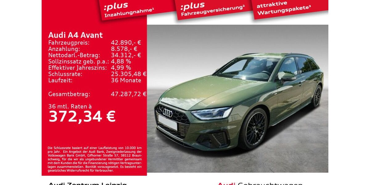 Audi A4 16.785 km 42.890 &euro; Leipzig 04129