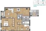 Etagenwohnung Leipzig Gohlis-Süd - 3 Zimmer, 88 m&sup2;, 1.125&euro; | Angebot:26817106