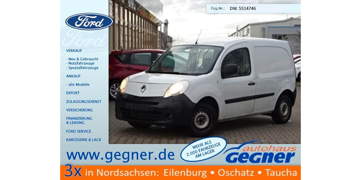 Renault Kangoo 256.312 km 1.840 &euro; Eilenburg 04838