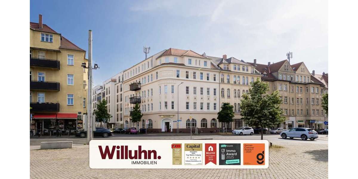 Etagenwohnung Leipzig Nordwest - 4 Zimmer, 107 m&sup2;, 1.450&euro; | Angebot:26889325