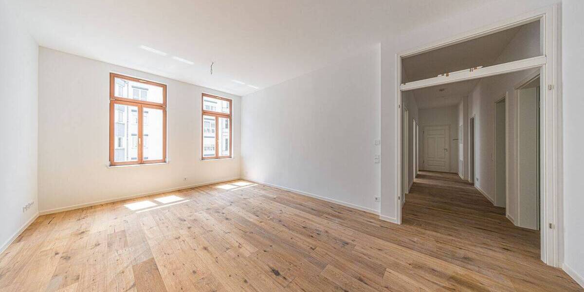 Etagenwohnung Leipzig Zentrum-West - 5 Zimmer, 121 m&sup2;, 609.000&euro; | Angebot:26084548