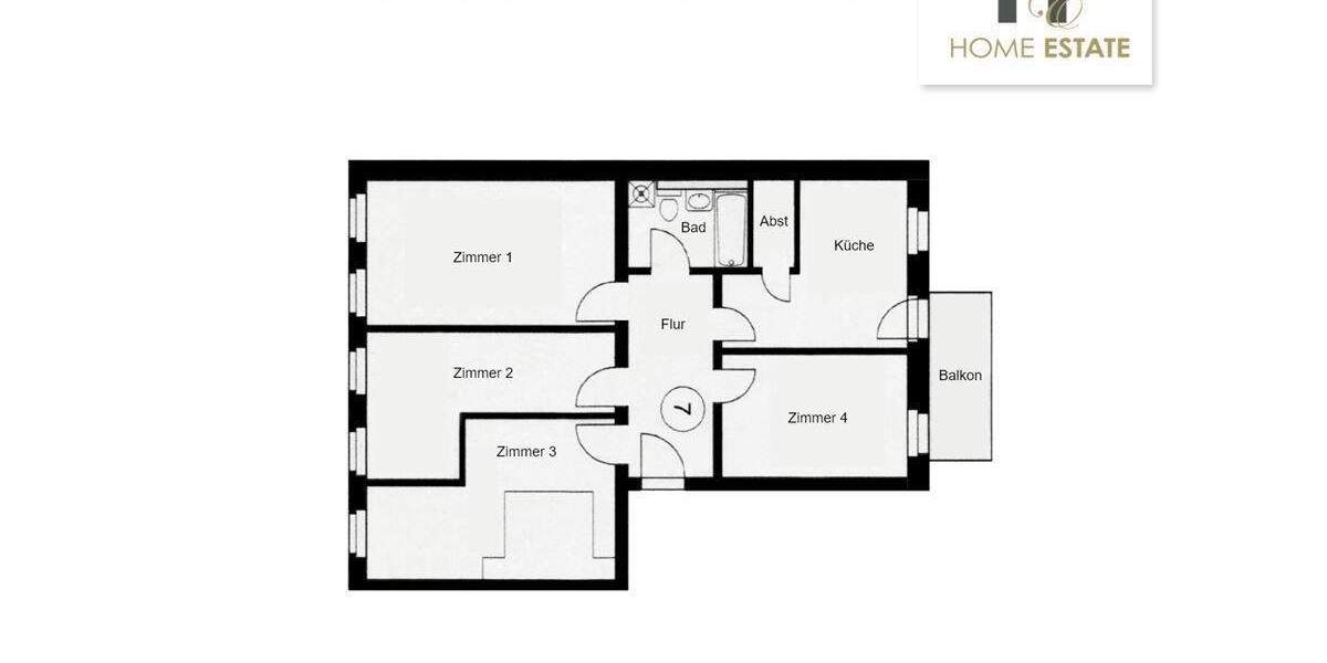 Etagenwohnung Leipzig Eutritzsch - 4 Zimmer, 350.000&euro; | Angebot:25802615