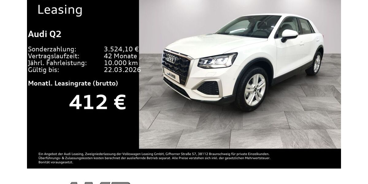 Audi Q2 2.500 km 34.550 &euro; Borna 04552