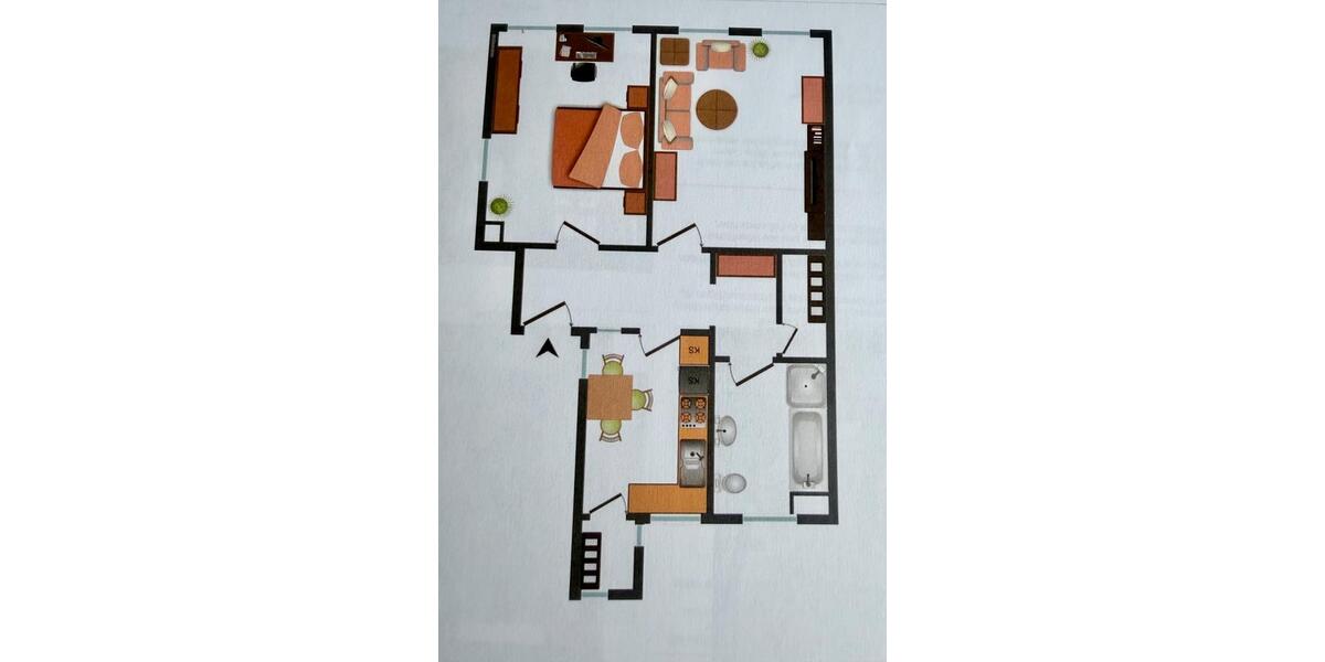 Etagenwohnung Borna - 2 Zimmer, 68 m&sup2;, 630&euro; | Angebot:25941735