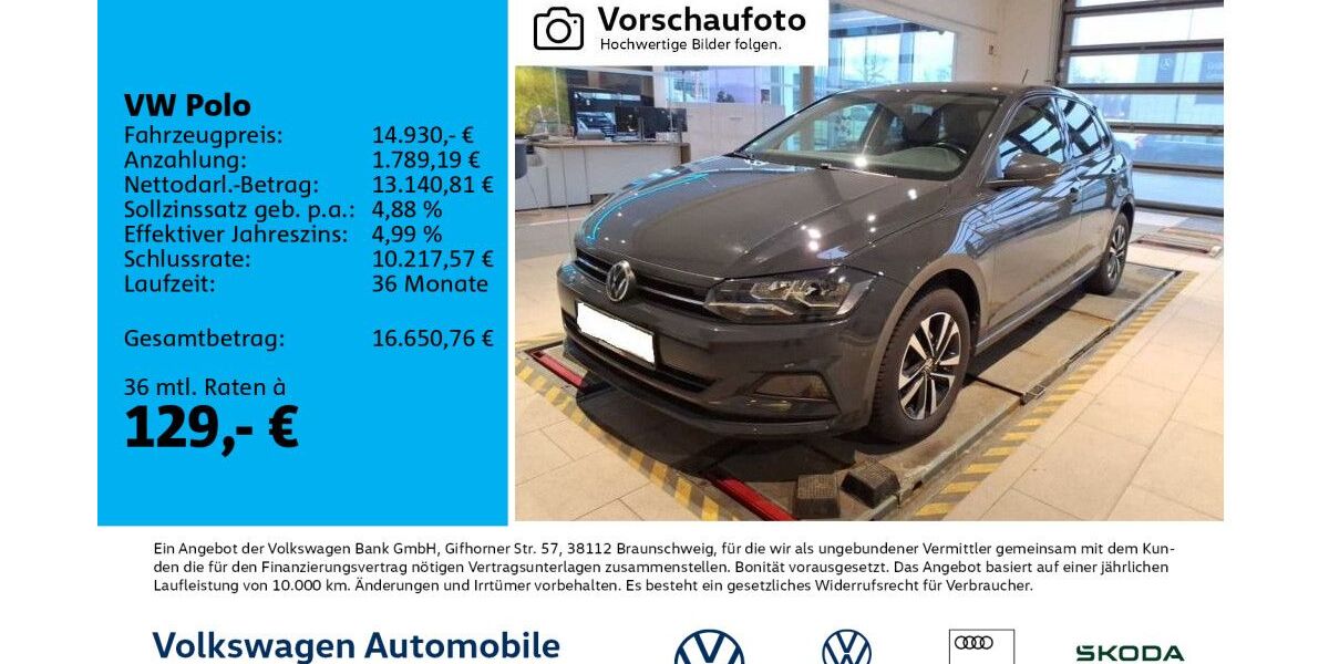 VW Polo 51.494 km 14.930 &euro; Leipzig 04277