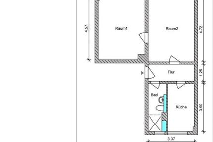Wohnung Leipzig Süd - 2 Zimmer, 46 m&sup2;, 472&euro; | Angebot:26505895