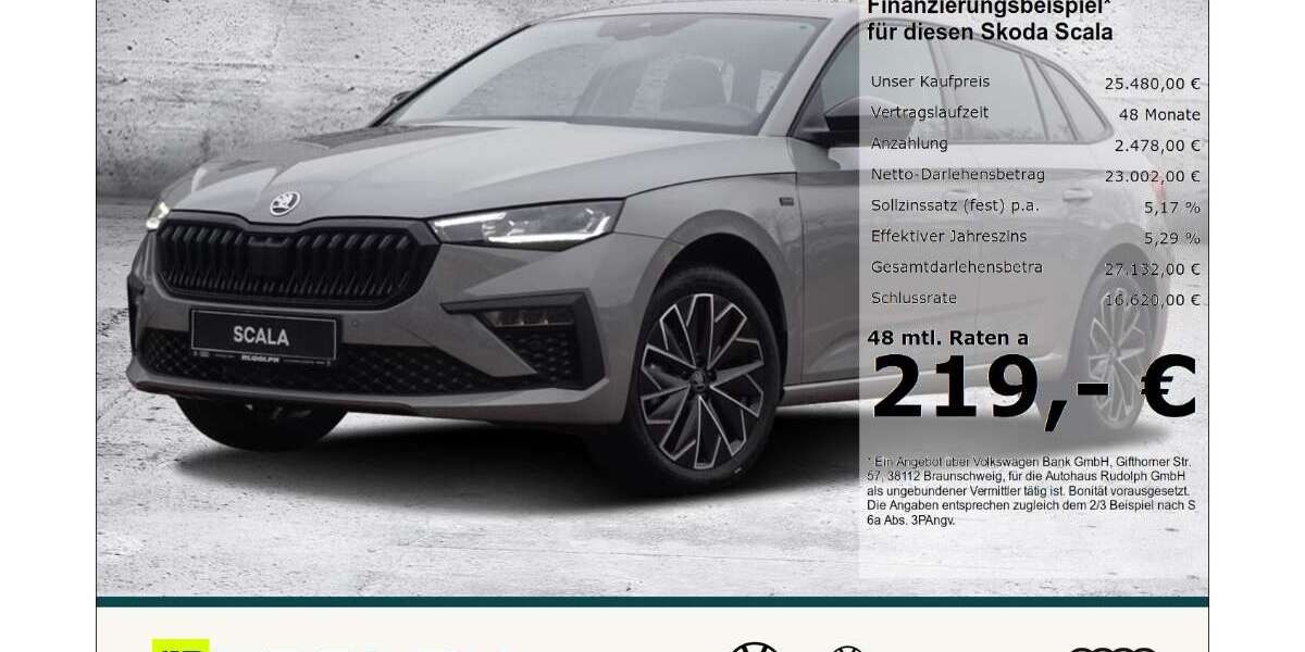 Skoda Scala 2.500 km 25.480 &euro; Merseburg 06217