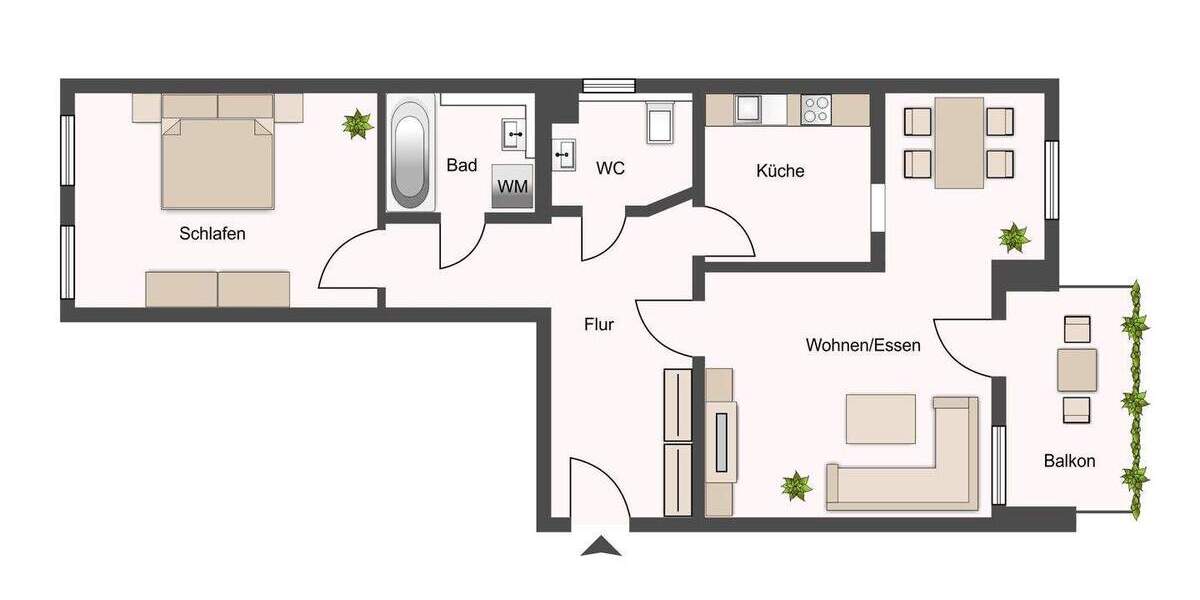 Einfamilienhaus Leipzig Wahren - 2 Zimmer, 189.000&euro; | Angebot:25815744