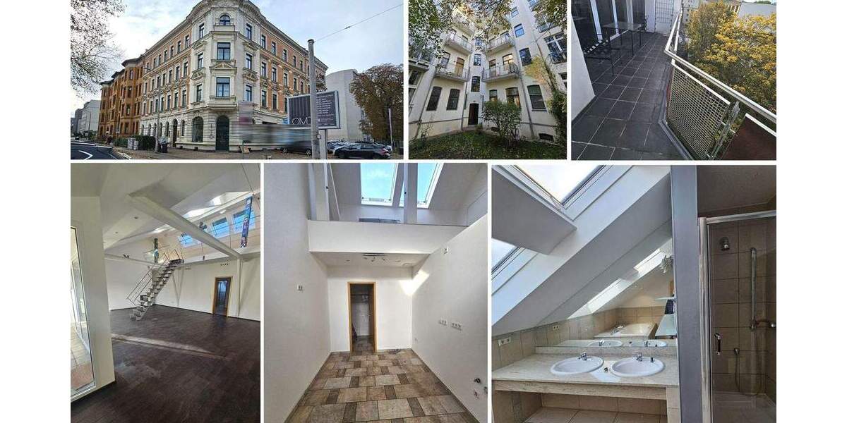 Etagenwohnung Leipzig Zentrum-Südost - 3 Zimmer, 184 m&sup2;, 1.478&euro; | Angebot:25899477