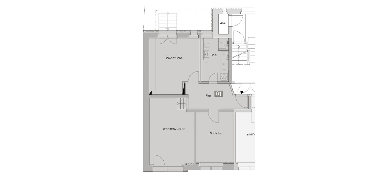 Etagenwohnung Borna - 3 Zimmer, 87 m&sup2;, 660&euro; | Angebot:26359246
