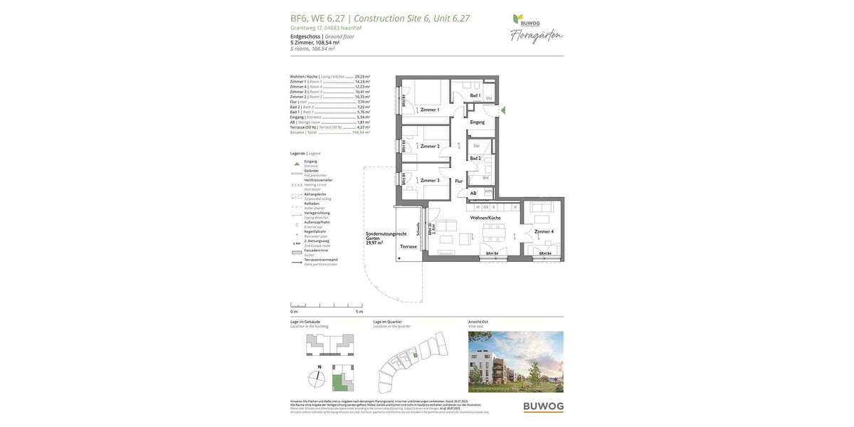 Etagenwohnung Naunhof - 5 Zimmer, 108 m&sup2;, 518.000&euro; | Angebot:25827538