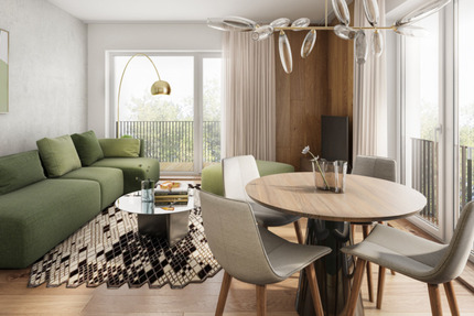 Schicke 4-Zi-Wohnung mit Balkon I Gehoben ausgestattet I Neubau im Innenhof! Jetzt besichtigen 4 zimmer