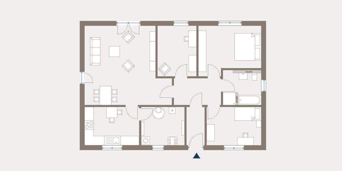 Bungalow Schkopau Döllnitz - 4 Zimmer, 107 m&sup2;, 209.999&euro; | Angebot:25713577