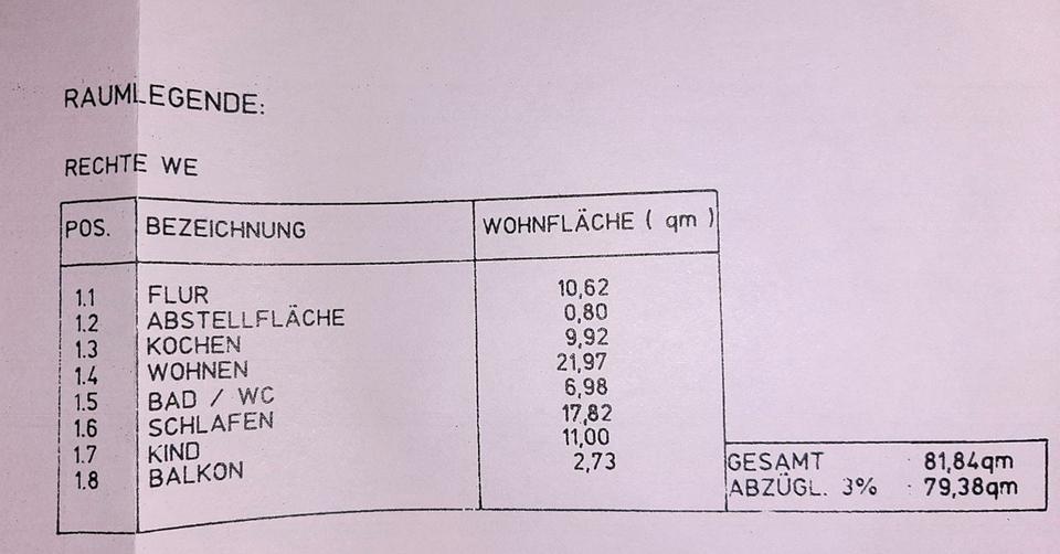 Erdgeschoßwohnung Grimma - 3 Zimmer, 82 m&sup2;, 1.006&euro; | Angebot:26103977