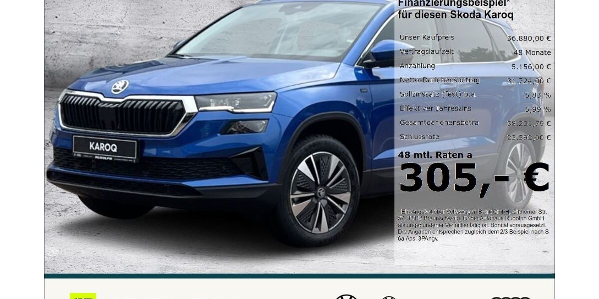 Skoda Karoq 5.000 km 36.880 &euro; Merseburg 06217