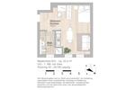 Etagenwohnung Leipzig Nord - 1 Zimmer, 33 m&sup2;, 317&euro; | Angebot:26621733