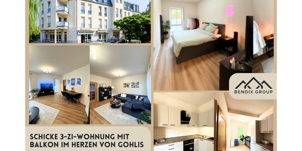 Etagenwohnung Leipzig Gohlis-Mitte - 3 Zimmer, 80 m&sup2;, 324.000&euro; | Angebot:26741064