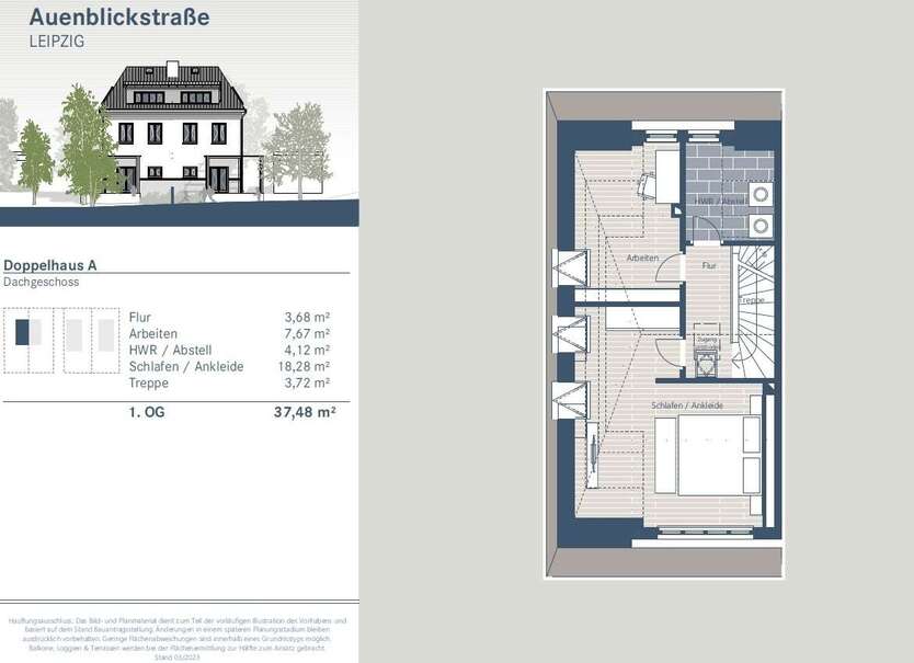 Jetzt 4,3% Rendite + Steuervorteil mit 5% AfA sichern: Doppelhaushälfte stadtnah & im Grünen 5.5 zimmer