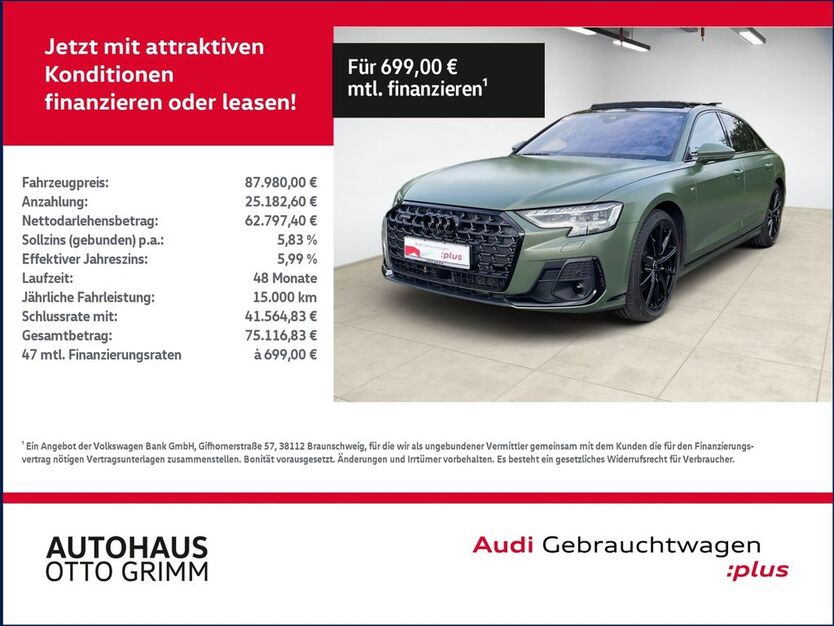 Audi A8 6.915 km 86.979 € Bitterfeld-Wolfen 06749
