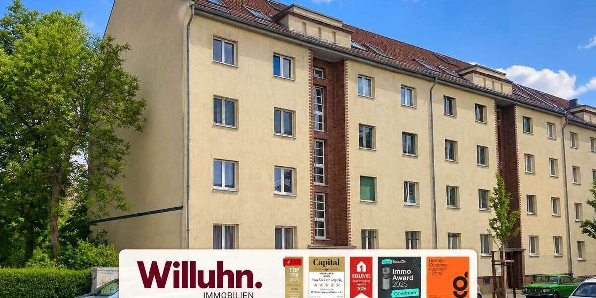 Etagenwohnung Leipzig Mitte - 2 Zimmer, 43 m&sup2;, 135.000&euro; | Angebot:27128421